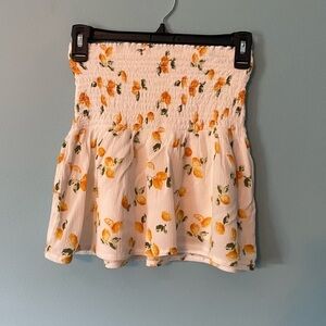 Abercrombie skirt with lemon pattern